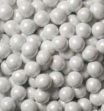 Shimmer White Sixlets